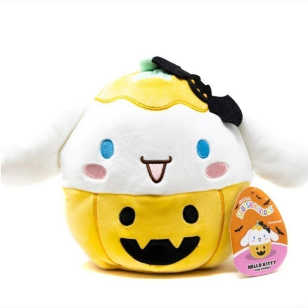 10" Squishmallow Sanrio Halloween Cinnamoroll Jack-o-Lantern